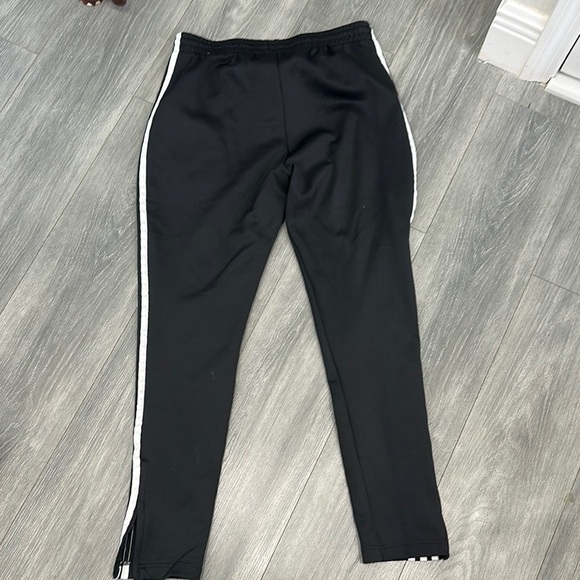 Adidas Black Joggers with White Stripes - Picture 6 of 6